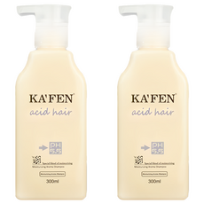 KA'FEN 卡氛 亞希朵 酸性蛋白 高保濕洗髮精, 300ml, 2瓶