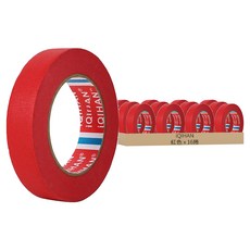 iQIHAN 紙膠帶 Set 4捲, 紅色, 16捲
