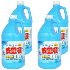 威靈頓漂白水-超強效殺菌消毒除臭 居家清潔必備, 4kg, 4罐