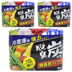 ST 雞仔牌 冰箱脫臭炭消臭劑 240g (大型冷藏庫用 - 600L以下), 3個