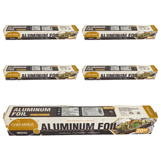 CHEFMADE 學廚 鋁箔紙 加厚型 L.20M W.30CM, 20m x 30cm, 5個