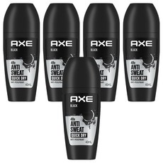 AXE 戰斧 滾珠式止汗體香劑 黯黑經典BLACK, 5個, 40ml