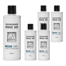 CHEF CLEAN 淨毒五郎洗碗機專用光潔劑 300ml 有效加速烘乾、減少水痕 讓碗盤晶瑩剔透, 5瓶