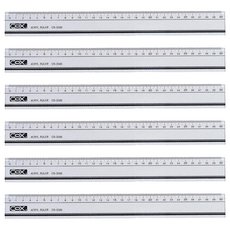 CoX 三燕興業 透明壓克力直尺, CS-3000, 6個
