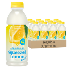 sugarlolo 檸檬水, 500ml, 30個