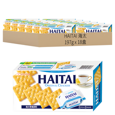 HAITAI 海太 營養餅乾, 197g, 18盒