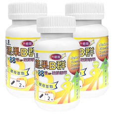 BioBank 大金宏醫 88種蔬果酵素B群升級版,3罐,60顆, 增強體力 調整體質