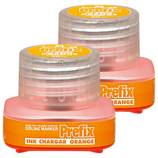 KOKUYO 國譽 水性螢光筆補充液, 橘色, 2瓶