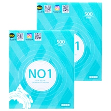 TissuEDori 迷你壓縮毛巾球 500個, 100%天然纖維, 2盒