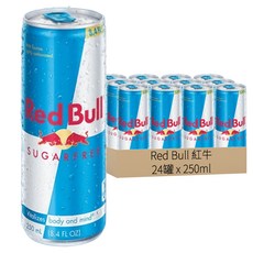 Red Bull 紅牛 無糖能量飲料 250ml, 24罐