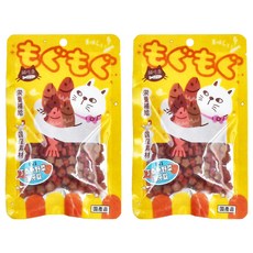 貓吃魚 潔牙錠 低溫風乾 營養豐富 易咬易消化 貓咪適用, 雞肉 + 丁香魚, 40g, 2包