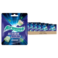 Airwaves 酷涼FUN塊口香糖 清涼體驗 瞬間提神, 28.6g, 10包