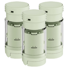 SP SAUCE 攜帶型5合1藥盒, 切藥/磨藥/儲藥/水杯/細刷, S-4941 綠色, 3個