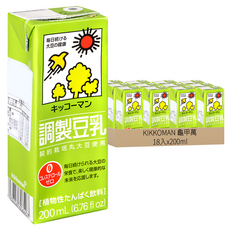 KIKKOMAN 龜甲萬 調製豆乳 200mL (6.76 fl oz) 18入