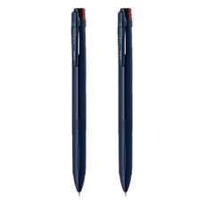 ZEBRA 斑馬牌 SARASA CLIP 3C 三色鋼珠筆, 深藍色, 2支