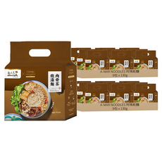 A-MAR NOODLES 阿瑪乾麵 肉骨茶燉湯麵, 純素 VEGAN, 130g, 18包