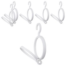 上手家居 可疊加帽子收納架, 6個, 白色