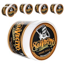 Suavecito 水洗式髮油 加強款 - 定型力強, 線條感強烈, 中長髮推薦, 113g, 6罐