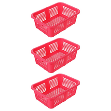 KEYWAY 聯府 高滿深型籃 13.5L US-3013 中 445 x 312 x 151mm 顏色隨機 3個