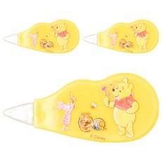 迪士尼返校日繽紛修正帶 bf130-7, 維尼小豬, 3個