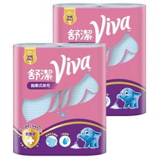 Kleenex 舒潔 Viva 拋棄式抹布 45張, 2捲, 2袋