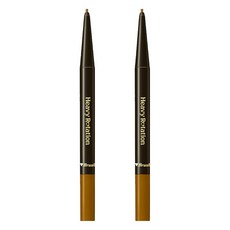 HEAVY ROTATION 美眉持色柔霧眉筆 1.6mm極細筆芯, 04 自然棕, 2支