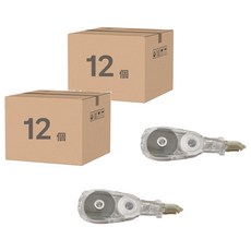 TEMPO 節奏牌 FUJILINE 12米大容量內帶 Set 12個, 505R 按鍵式修正帶替芯, 2組