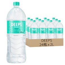 DEEPS 碧綠海洋深層水, 2L, 24瓶