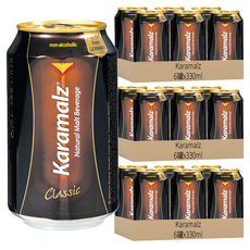 Karamalz 卡麥隆黑麥汁，嚴選大麥芽釀製，無防腐劑，無化學添加物，含蛋白質、鐵、鈣、鋅，含維他命B群，無脂肪，全素可用, 330ml, 18罐