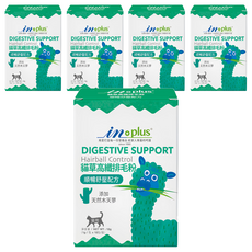 IN-PLUS 貓草高纖排毛粉 貓用 1g,18包,5盒, 順暢舒壓