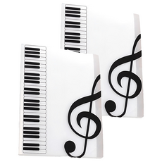 音樂資料夾 A4 80頁 透明 - 樂譜收納好幫手, 2個