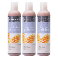CUCCIO 古希歐 Daily Skin Polisher去角質凝露 牛奶蜂蜜配方, 237ml, 3瓶