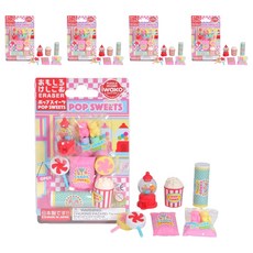 Iwako造型橡皮擦 Set, Pop Sweets拼圖橡皮擦組, 流行的糖果, 5組