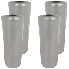 PE塑膠捲袋 點斷式 38 x 26 x 0.3cm, 1.5kg, 2斤, 1入, 4捲