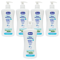 Chicco 嬰兒植萃洗髮精 500ml 溫和不流淚配方 92%自然成分 含金盞花萃取 義大利製造, 5瓶
