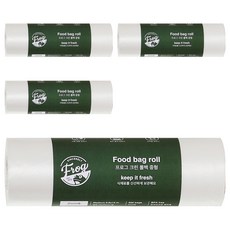 Frog 食品保鮮袋捲 (中型), 4個, 500件, 中 (M)