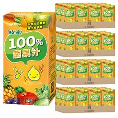 波蜜 100%蔬果汁 24入, 160ml, 96入