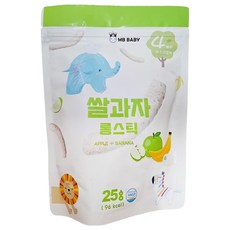 MB BABY 萌寶寶 米棒 4個月以上, 蘋果香蕉, 25g, 1包