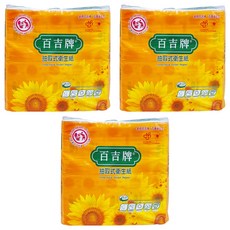 百吉牌 抽取式衛生紙, 100抽x10包, 100%原生紙漿, 台灣製造, 10包, 3袋