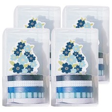 CARD LOVER 信的戀人 slim 套裝紙膠帶 5mm x 3m, 星河, 4個