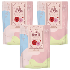 CHILL 愛吃 三紅仙女茶 無咖啡因, 10包, 3g, 3袋