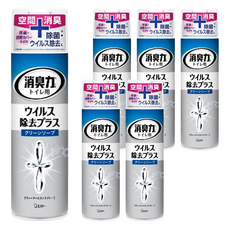 ST 雞仔牌 消臭力 廁所除菌噴劑, 病毒除去, 清潔皂香, 280ml, 6瓶