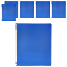 STRONG 自強牌 510A 圓型2孔夾 資料夾, 藍色, 6本