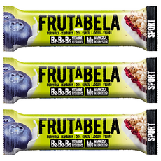 FRUTABELA 運動纖果棒 32%高蛋白 含維他命B2 B3 B5 15%每日所需維他命, 44g, 3包