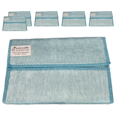 巧易潔 亮亮除油布, 除油吸水 免用洗劑 木質纖維, 30x22cm, 台灣製造, K7482, 6條, 1入