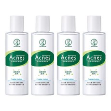 MENTHOLATUM 曼秀雷敦 Acnes 台灣公司貨 抗痘粉狀調理水, 4瓶, 150ml