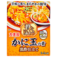 丸美屋 黑醋蟹味芙蓉蛋調理包 2~3人份, 120g, 1盒