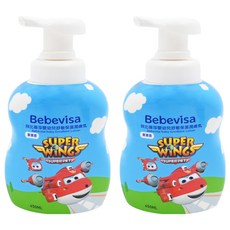 Bebevisa 貝比薇莎 super wings嬰幼兒舒敏保濕潤膚乳 450ml, 溫和清爽保濕, 2瓶