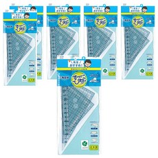 Raymay零距離10-11cm三角定規 精準測量 清晰刻度 學生工程師適用, 6入