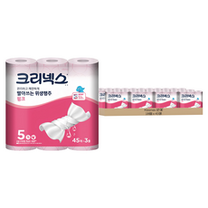 舒潔 可水洗萬用巾 粉紅款, 45張, 18個